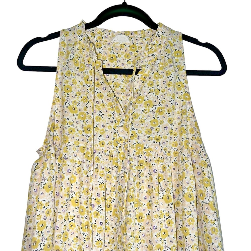 Grunge Retro 90s Cottage Core Feminine Floral Tiered Babydoll‎ Mini Dress Sm - Picture 3 of 16